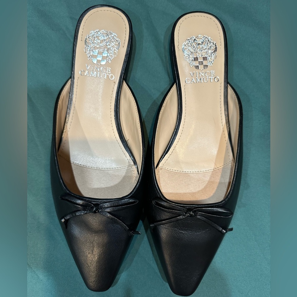 Vince Camuto Palulli Mule Slide-on Shoes, Black Size 7.5